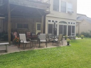 Back Patio Of Bar